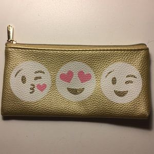 Gold Emoji Kids Wallet